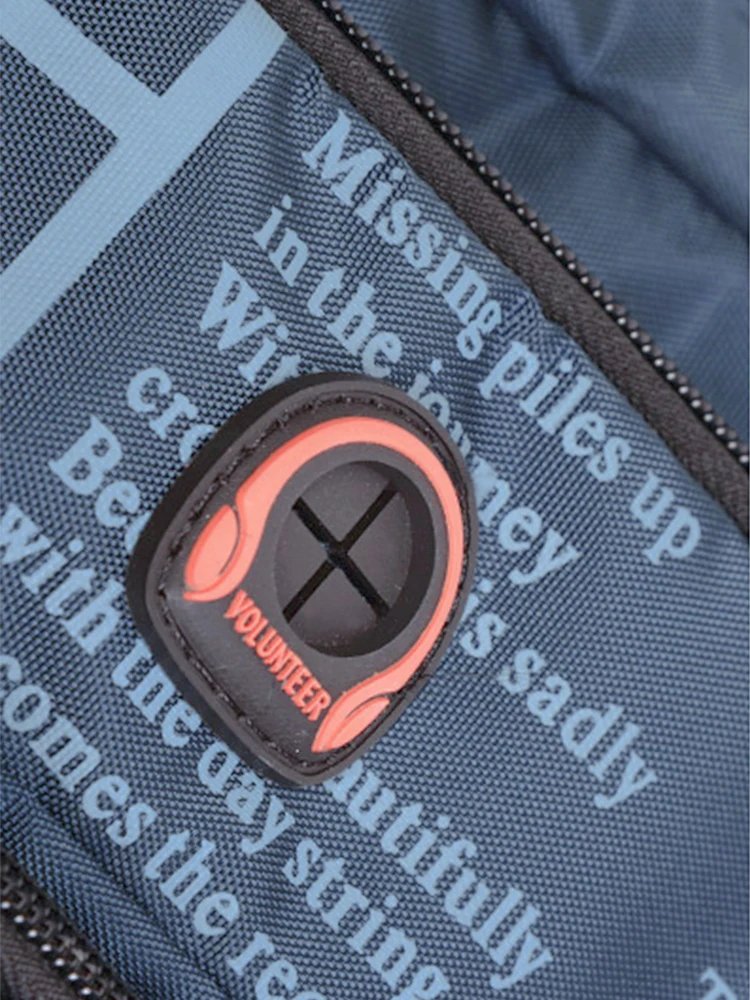VOLUNTEER Crossbody Bags for Men 2026 New Fashion Letter Design Waterproof Casual Versatile Travel Laptop Oxford  Bags 1518-31A