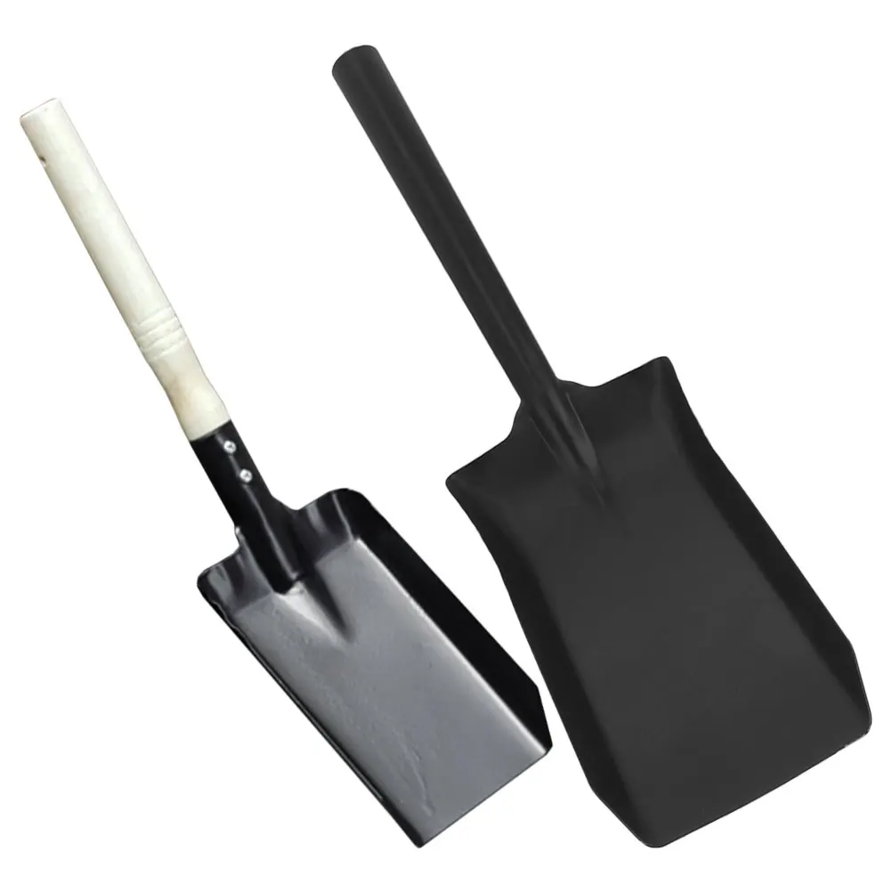 

2pcs Mini Shovel Durable Iron Garden Tool for Flower Planting Soil Loosening Weeding Pet Waste Cleaning