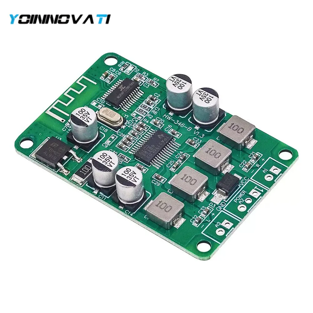 YT TPA3110 D2 2x15W BT 5.0 Digital Amplifier Board Module for DIY Bluetooth Speaker Ceiling In-Wall Background Music System