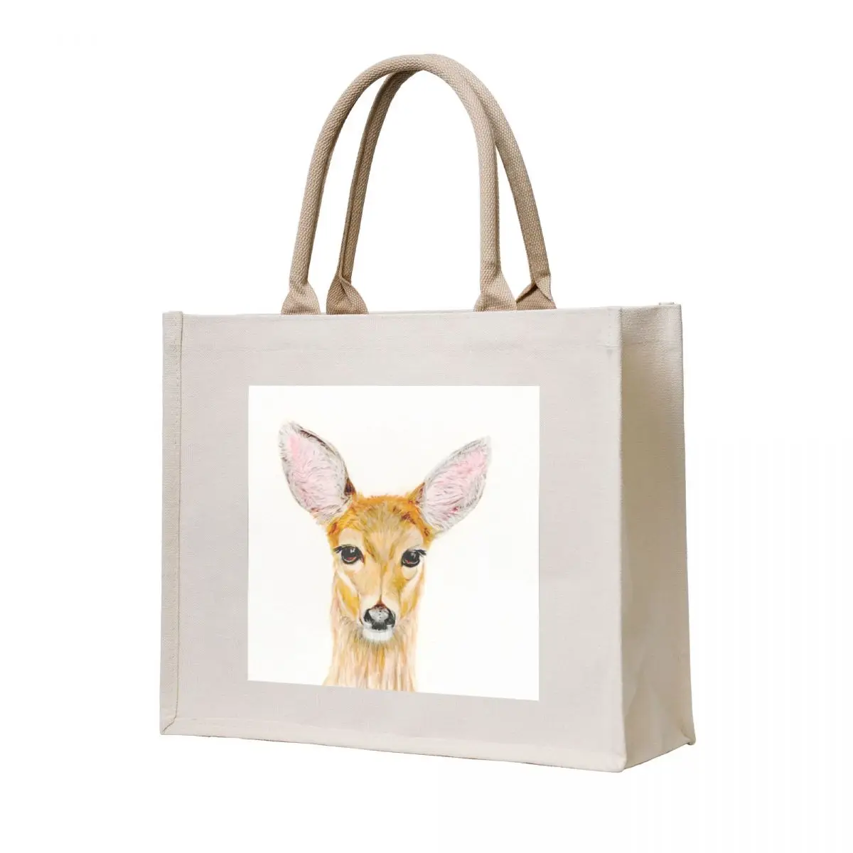 Delilah Deer Tote Bag shopper bags for women eco bag folding tote bag canvas tote men's