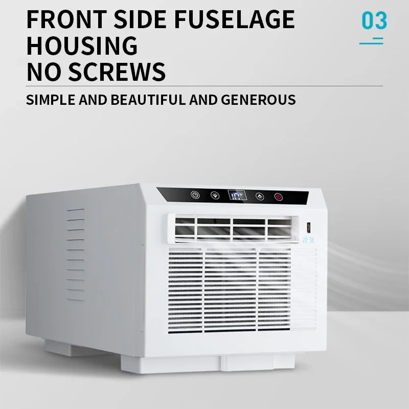 HHR-20 มินิแบบพกพาเครื่องปรับอากาศระบายความร้อนมือถือ USB ชาร์จเร็วฟรีติดตั้งรีโมทคอนโทรลจับเวลาสําหรับโฮมออฟฟิศ