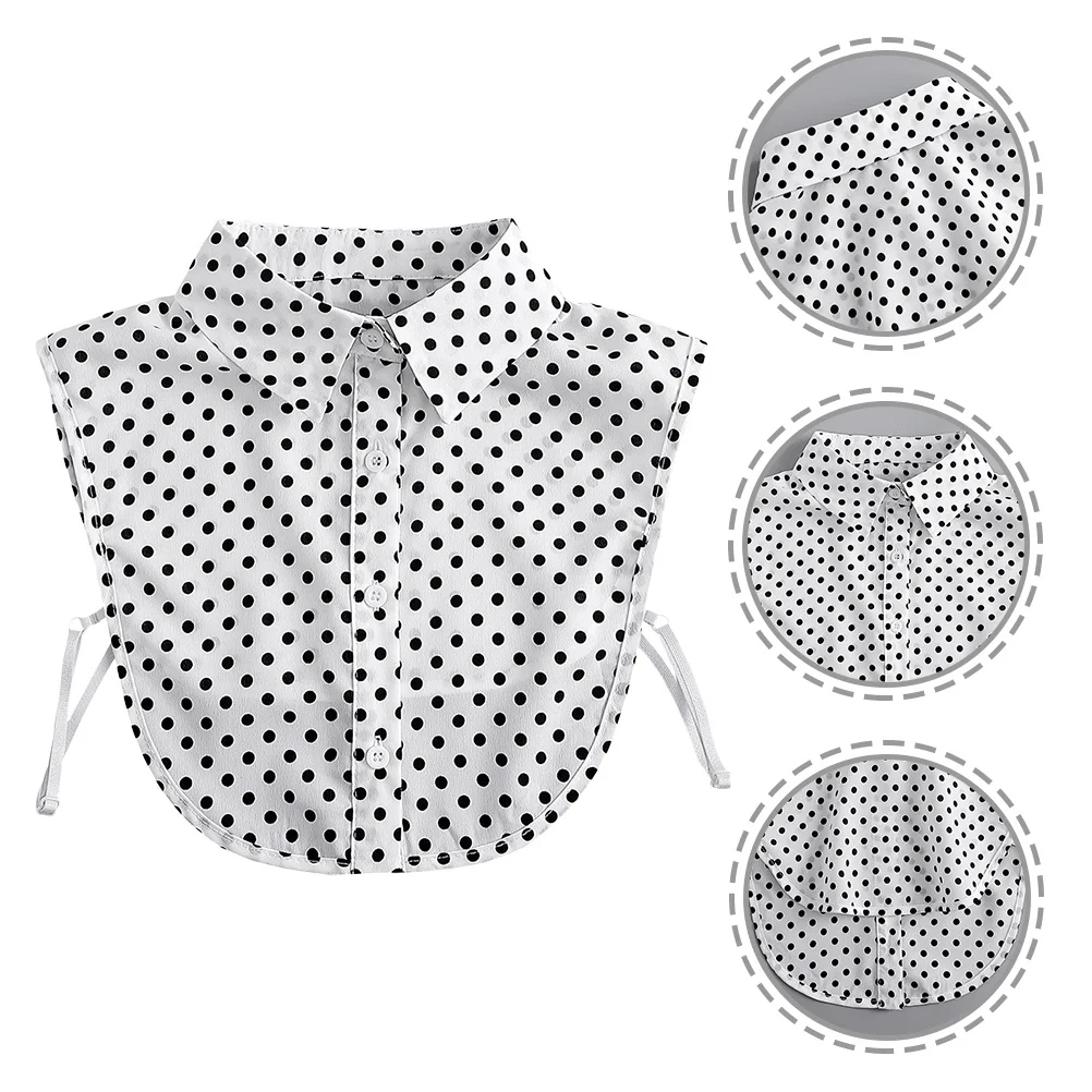 

Blouse Sweater Collar Half Shirt Fake Collar Detachable Dickey for Women Elegant Lightweight Insert Faux Neckline Design