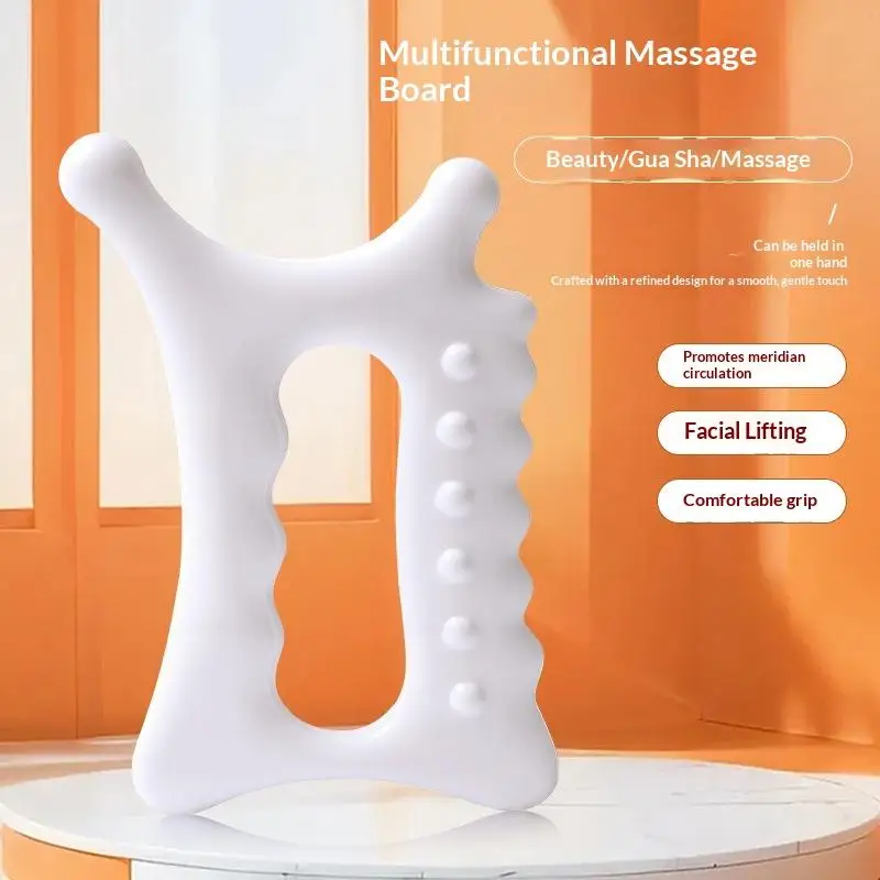 Resin Gua Sha Facial Scraping Massage Tool Handheld Board For Face Neck Back Body Skin Relaxation