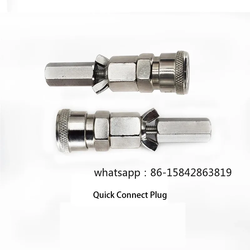 Pneumatic Fittings Vac-U-Lock Quick Plug Connector Reciprocating Linear Motor Parts