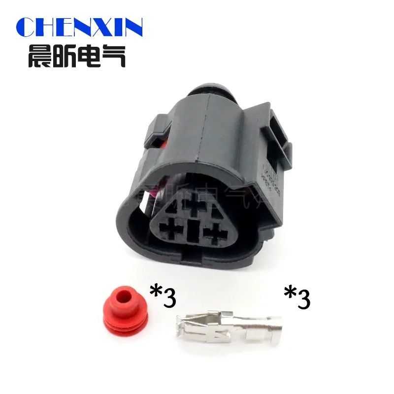 3 Pin 6.3mm Temperature Control Switch Plug Radiator Fan Switch Connector 1J0 973 203 1J0973203