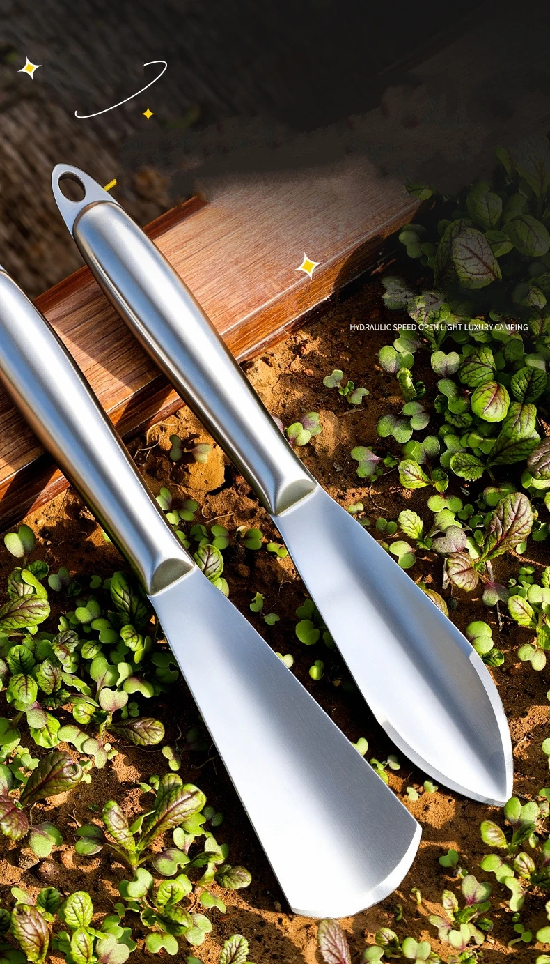 Multifunctional Garden Tool Shovel Dig Wild Vegetables Drive Sea Plant Flowers Shovel Soil Thickening Iron Hoe Weeding Shovel
