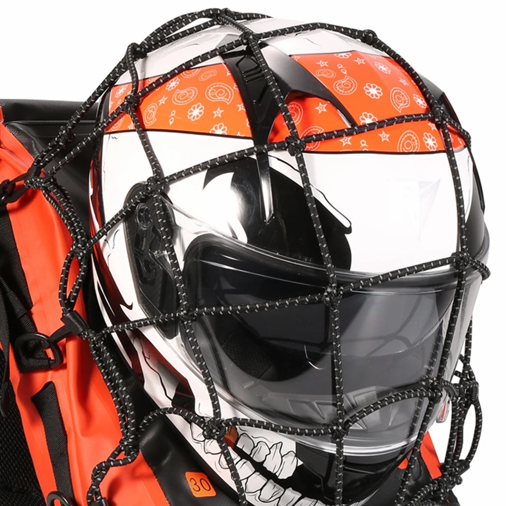 Мотоциклетный рюкзак, мотоциклетная сумка, многофункциональная задняя Сумка, водонепроницаемая сумка со светоотражающей сеткой для мотоциклетного шлема