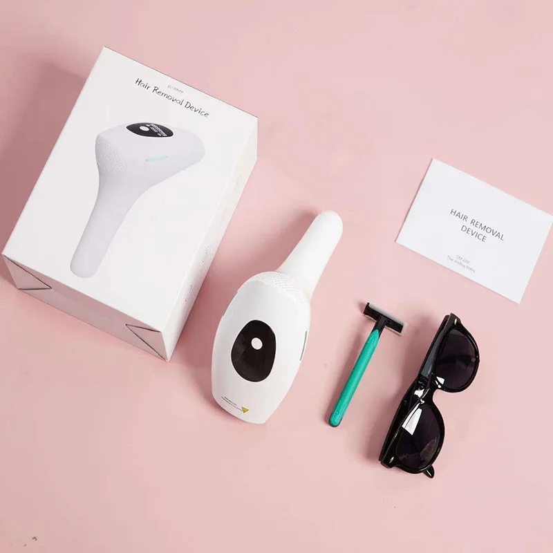 Permanent pain-free lady's IPL laser hair removal machine - Portable body hair removal device for home use as a beauty tool