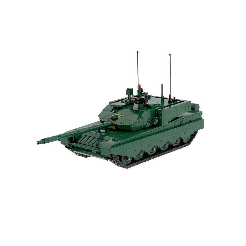 ZTZ99A Main Battle Tank Model MOC Building Bricks War Equipment Style Modular Technology Gifts Holiday Assemble Toys Suit