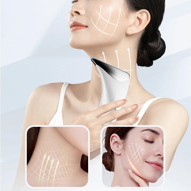 

Микротоковый EMS-ролик для лица, электрический вибрационный лифтинг-аппарат для шеи и против морщин, домашний антивозрастной прибор