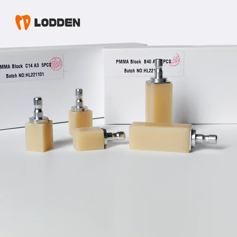 LODDEN 1 box Dental PMMA Block C14 Dentistry Resin Block for CAD CAM Sirona CEREC B40 Dental Lab Supplies Dentist Materials