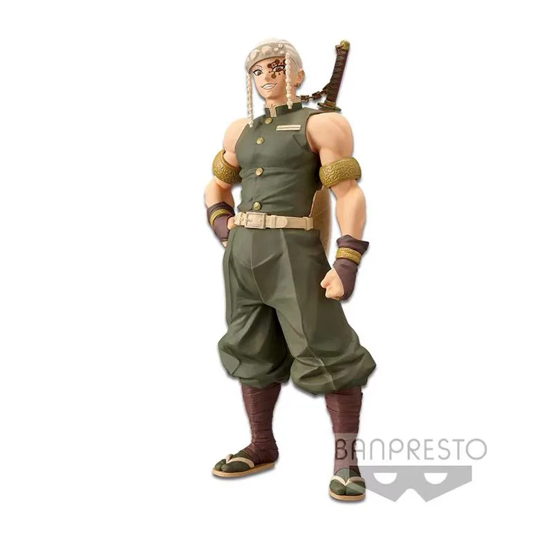 Demon Slayer Tripping Equipment Type of Twelve Uzui Tengen Anime Figure Desktop Ornaments Doll Animation Theme Bandai Banpresto