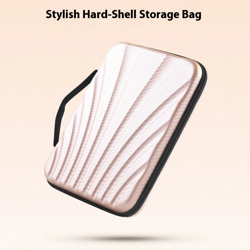 

BOLI Professional Ping Pong Paddle Case, Hard Shell Protective Cover with Handle, Waterproof Storage of Table Tennis Equipment