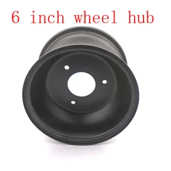 ATV 3 hole Vacuum rims 6 inch wheel hub use 145/70-6 13x5.00-6 13x6.50-6 tire tyre for 110-125cc Go-Kart, ATV, lawn mower