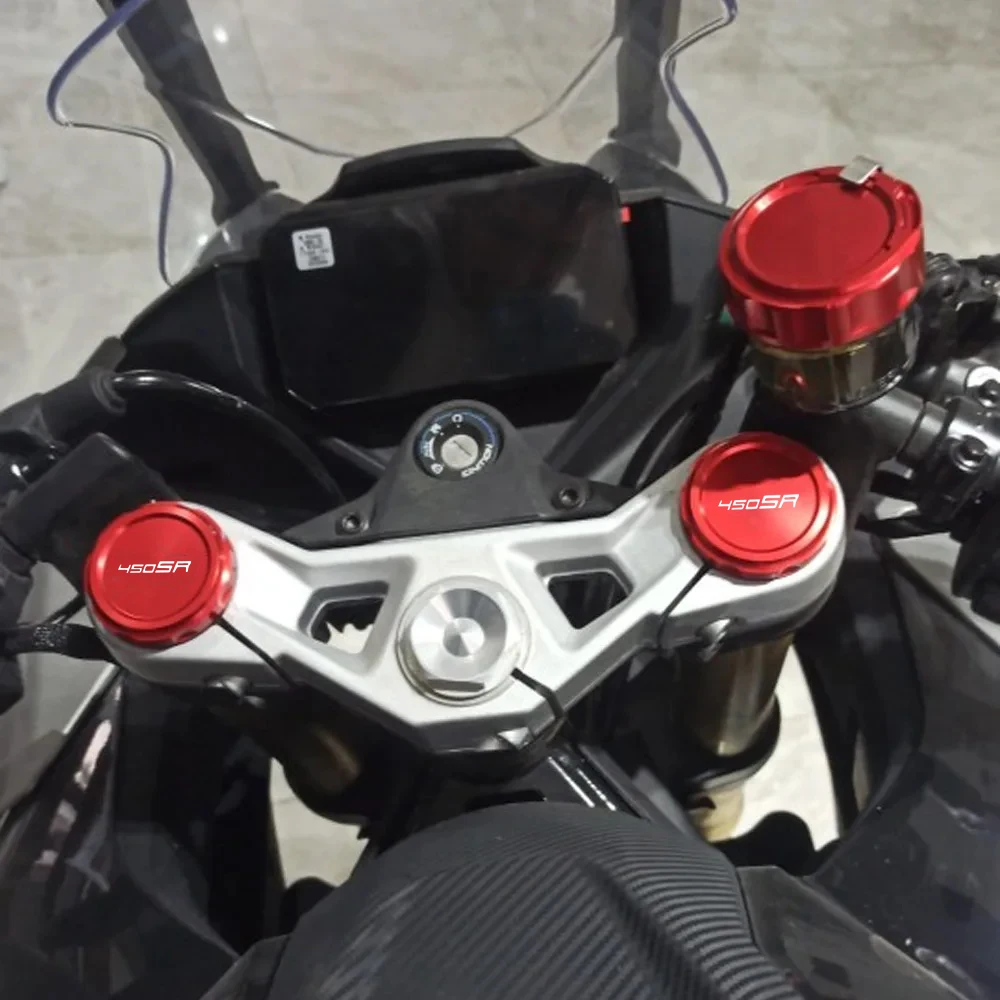 

Motorcycle Accessories Shock Absorber Cap Fork Suspension Top Cover Cap For CFMOTO CF MOTO 450SR 450SS 450 SR SS 2022 2023 2024