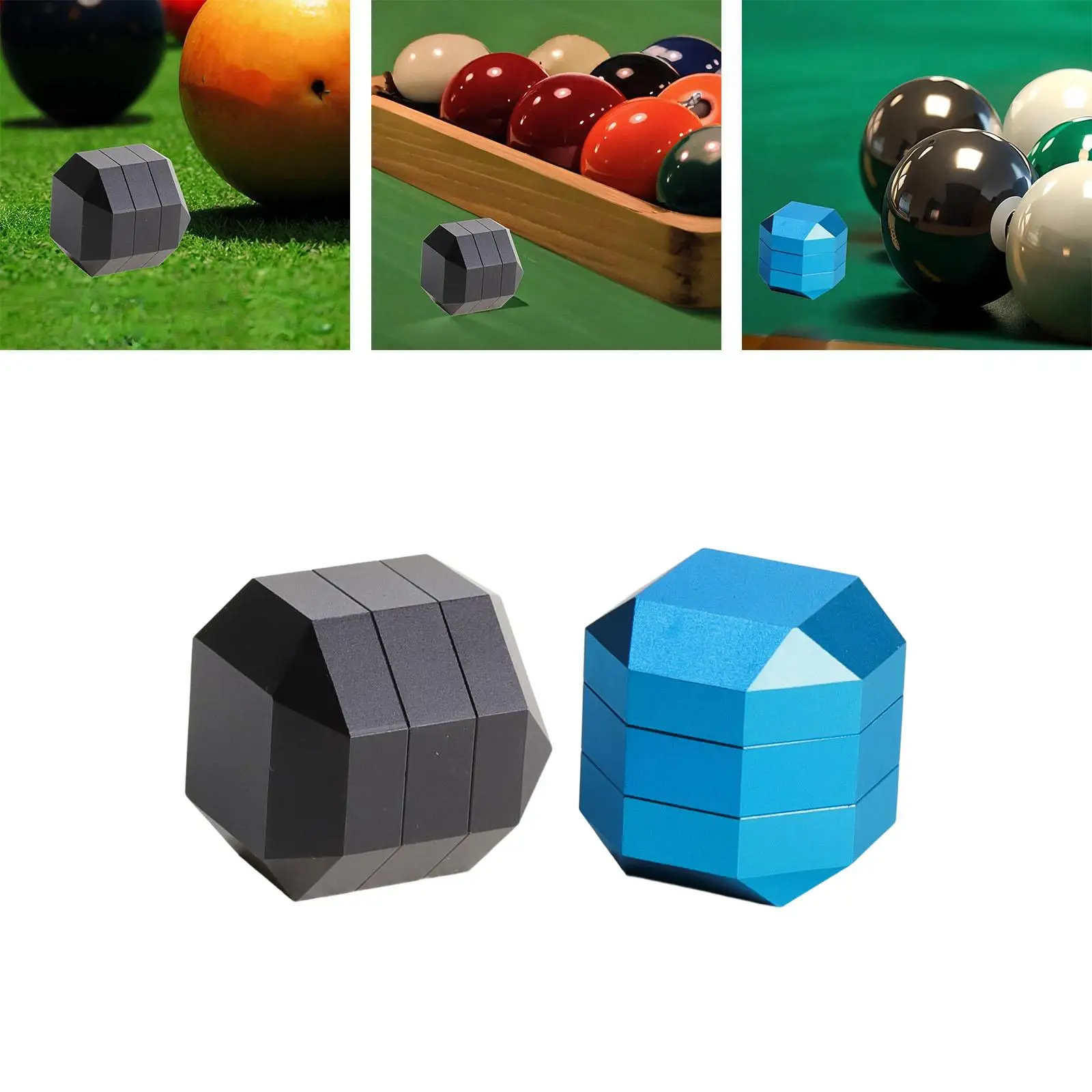 Pool Cue Chalk Holder Chalk Storage Box Portable Metal Pocket Easy to Carry Carrier Case Container Billiard Chalk Holder Case