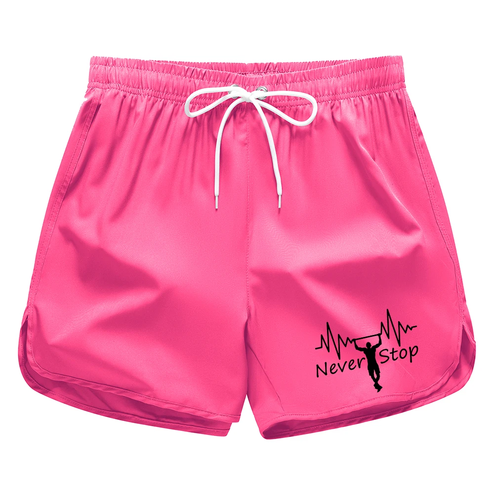Men's Creative Fitness Printed Casual BeachWear Summer Fitness Casual Sports Shorts Outdoor Running Surfing Drawstring Shorts