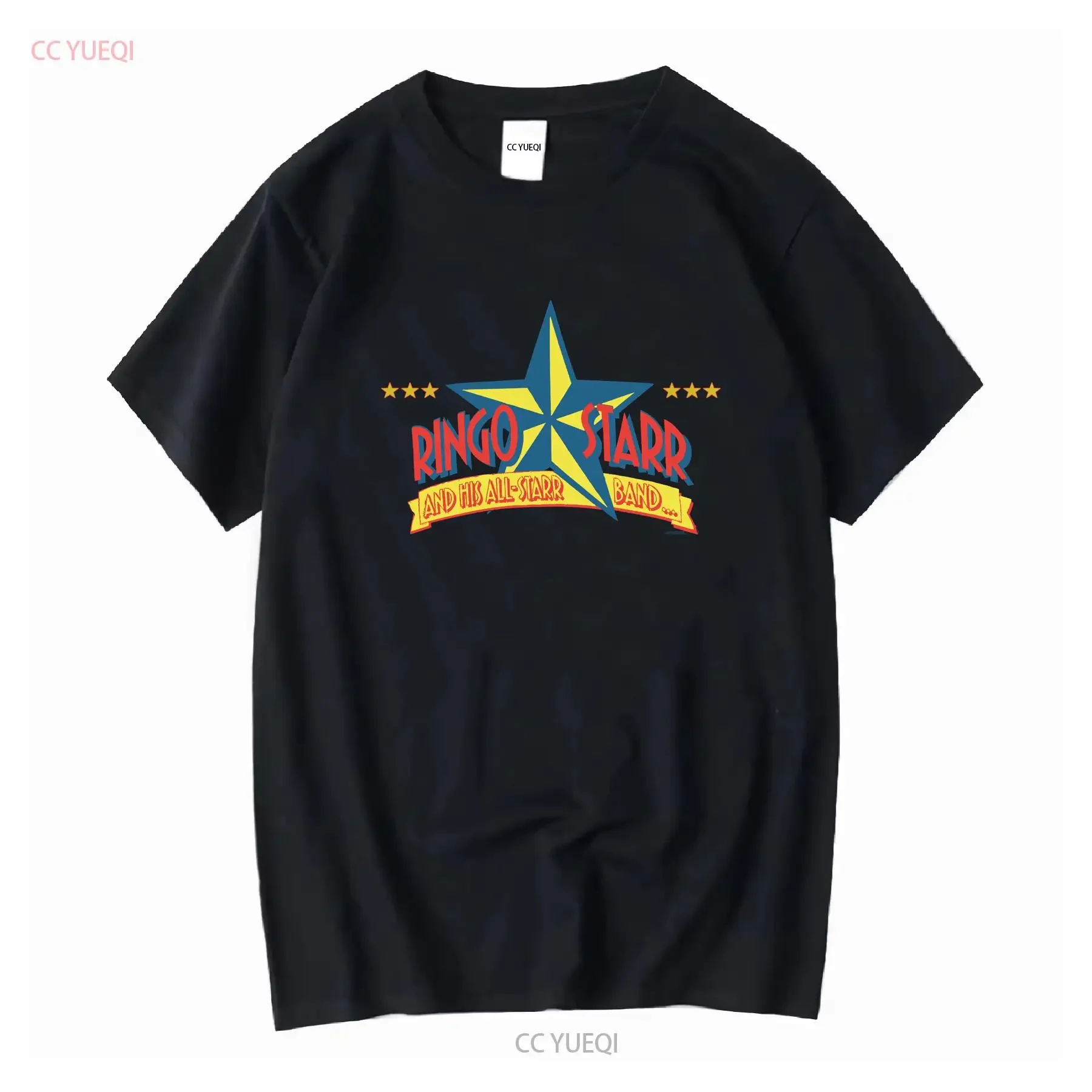 Vtg Ringo Starr and His All Band Size S To 4XL T Shirt BL150 vintage Washed Soft designer clothes Comfortable homme fashion
