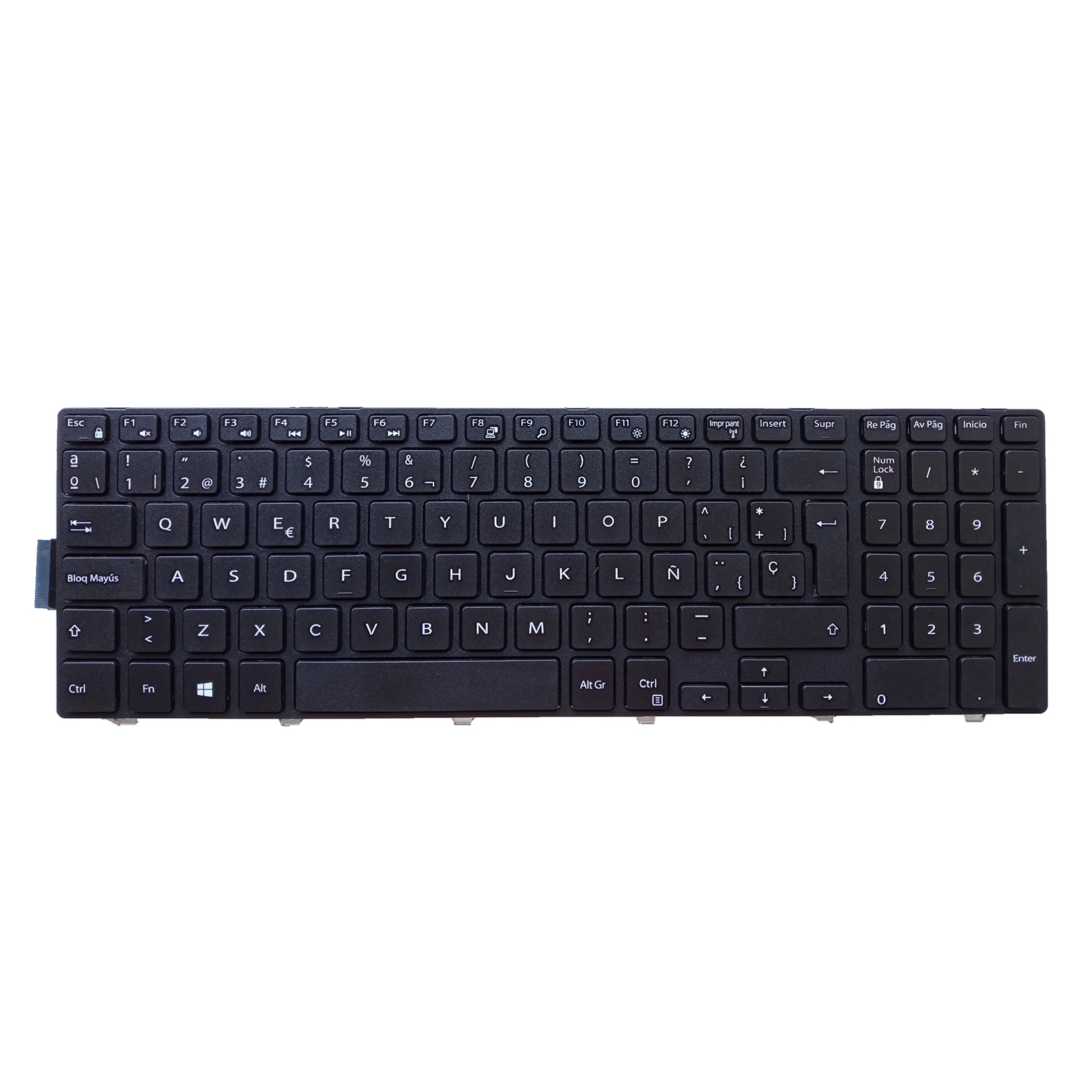 Teclado SP para portátil Dell Inspiron 15-3000 15-5000 5542 5545 serie 5547, nuevo