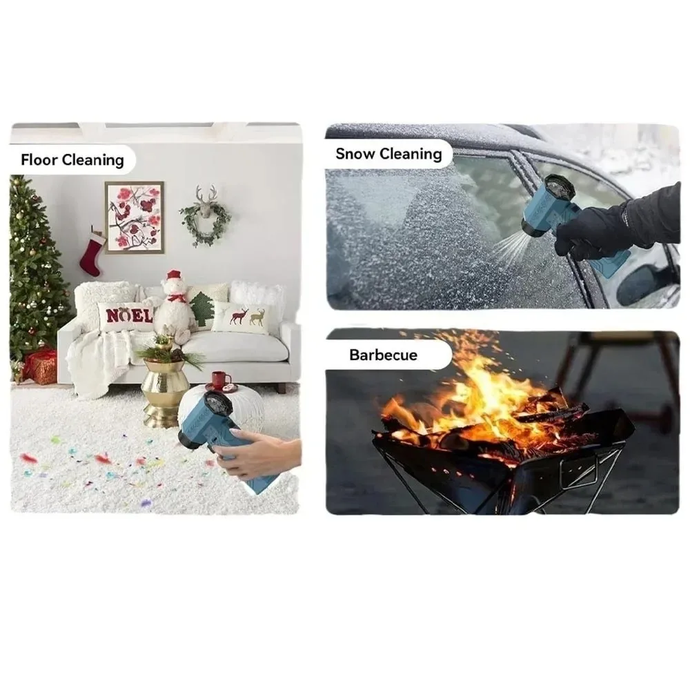 

Portable Max.600g Thrust Electric Air Blower Adjustable Wind Speed Brushless Motor Jet Fan Car Dust Dryer