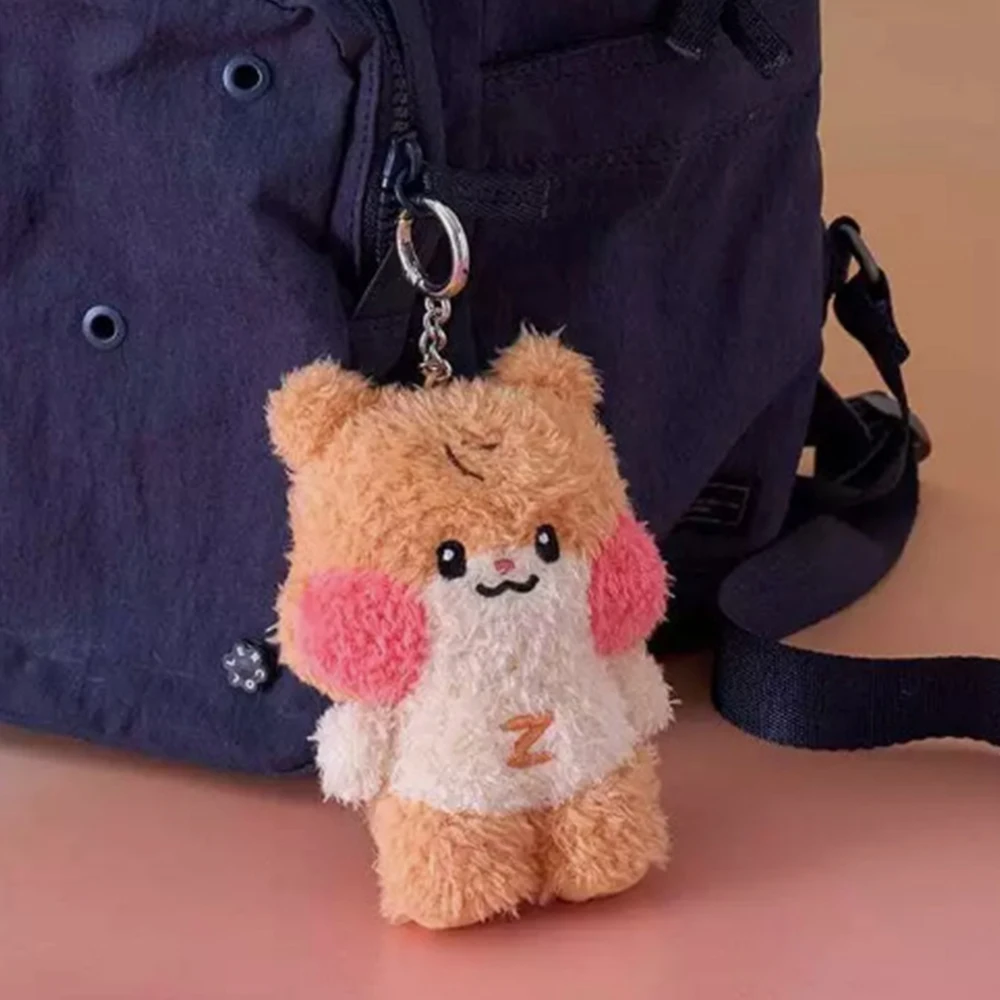 KPOP Zerobaseone Zeroni Cute Cartoon Plush Doll Keyring Ricky Yujin Gyuvin Hanbin Stuffed Toys Keychains Bag Accessory Fans Gift