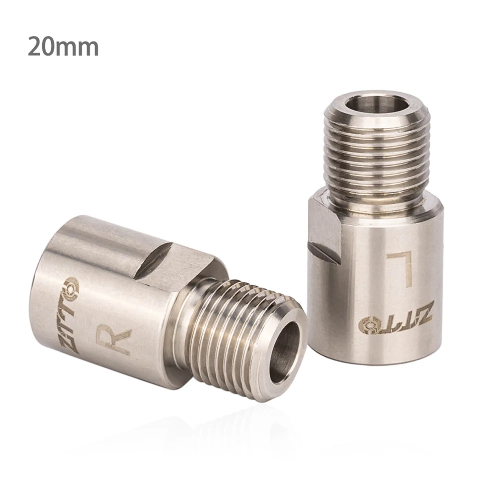 Axle 2 Bicycle Pedal Extension Extender Bike Accessories Extension Spacer Adapter MTB Road Bike Chrome Molybdenum Steel