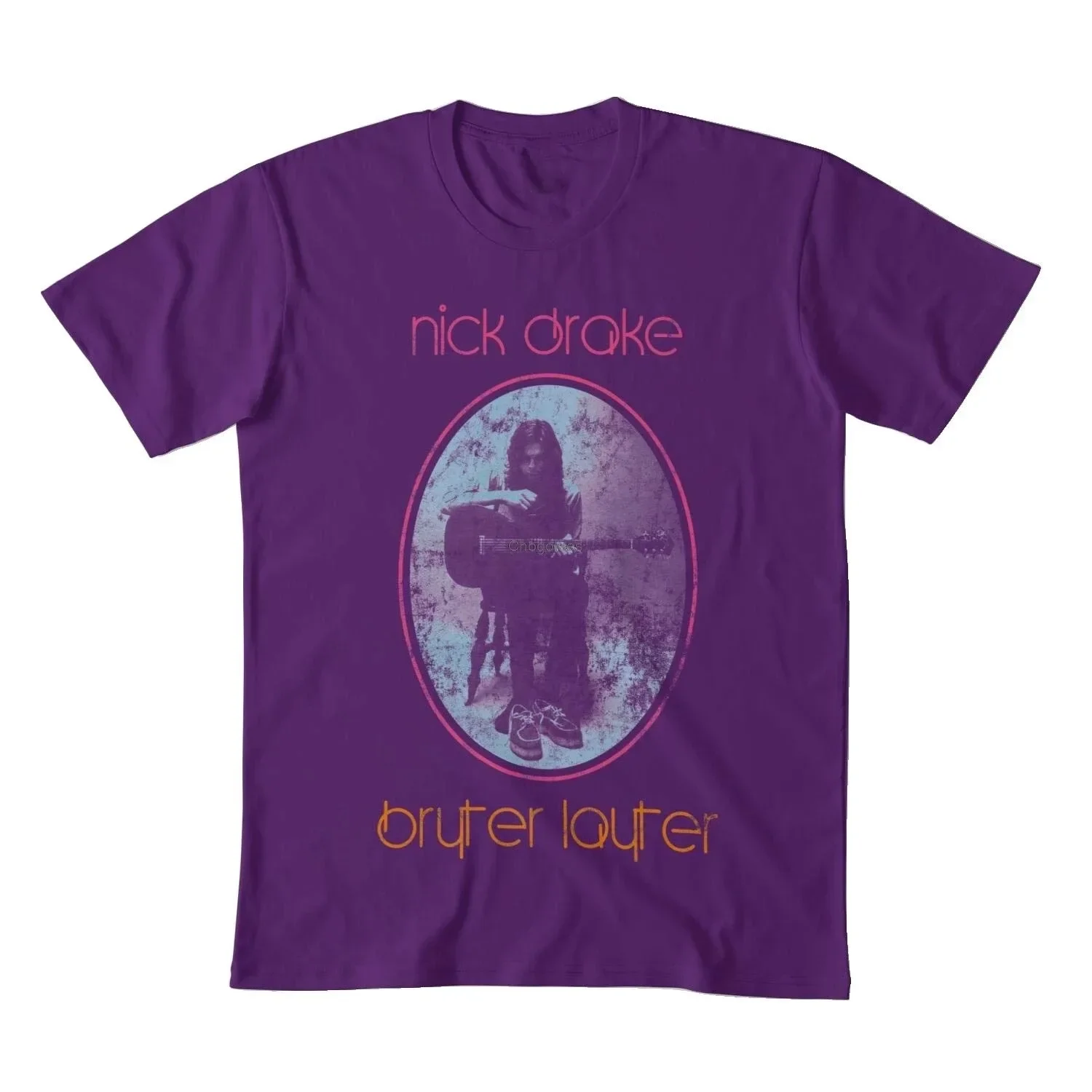 

Bryter Layter Nick Drake T Shirt Purple S 234XL CC1547 long or short sleeves