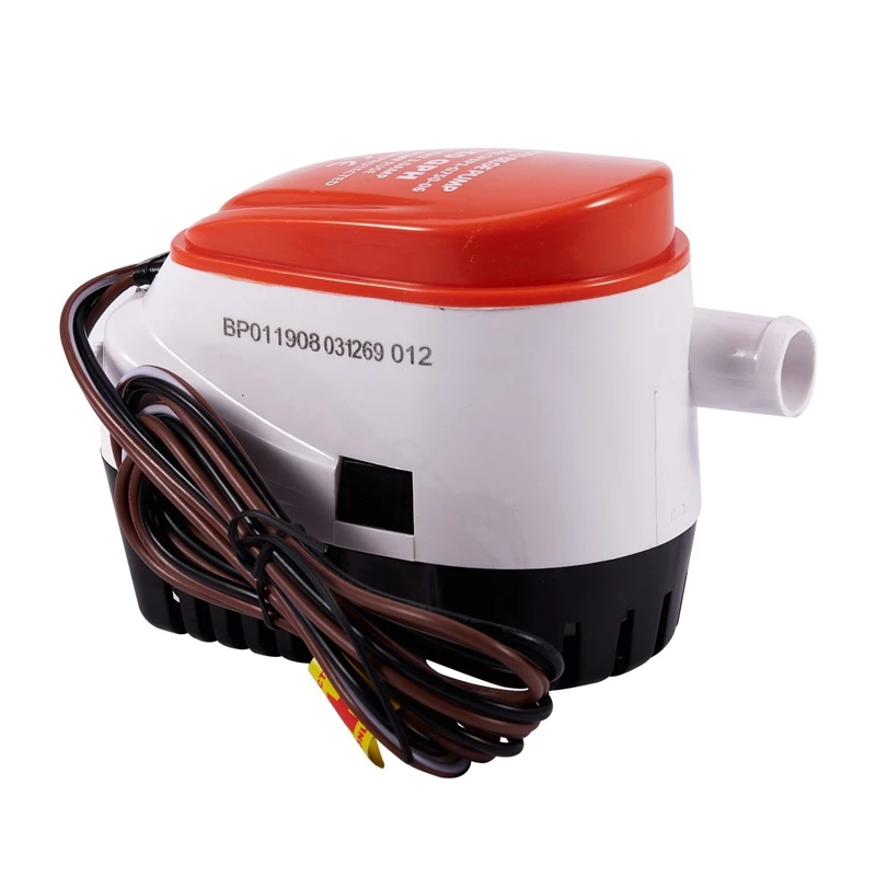 2X Automatic 12V Bilge Pump 750Gph With Internal Float Switch Auto Water Boat Submersible Auto Pump