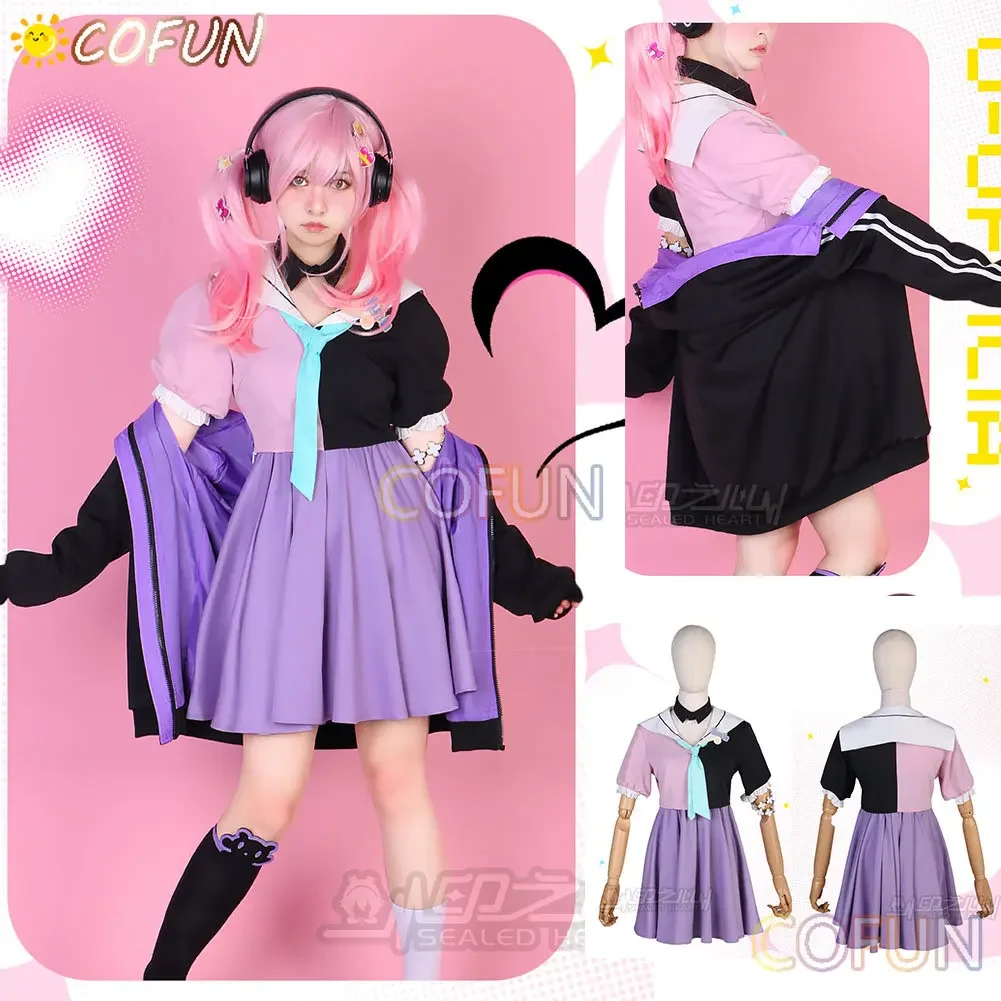 COFUN Game Arknights U-Gigamax Eureka Cosplay Costume Anchor Lovely Uniform Halloween Party Outfit Women