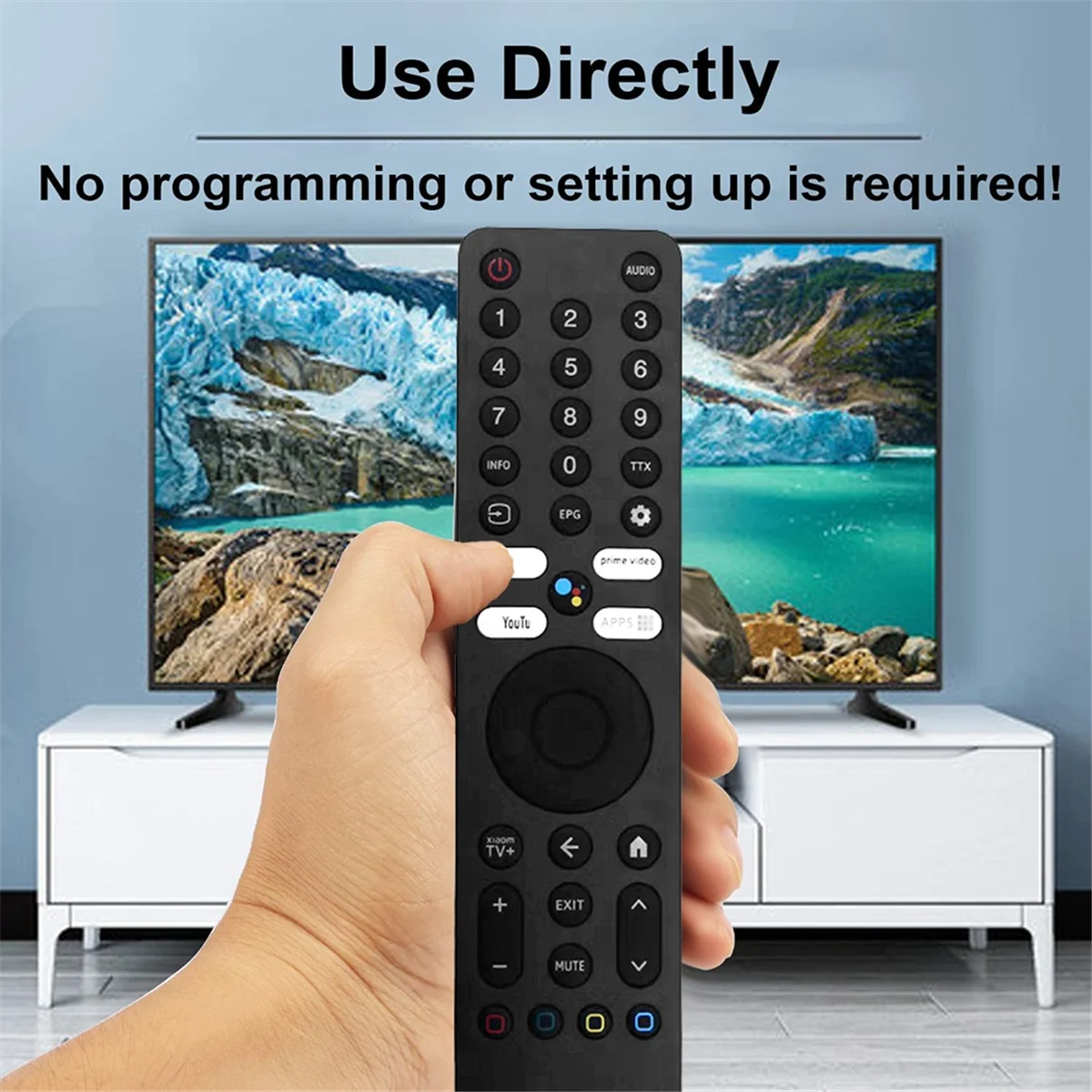 Télécommande XMRM-ML Voice TV pour Xiaomi Android TV pour Xiaomi TV A Pro 43/55/65/75 pouces pour Xiaomi TV A 43/50/55/65In