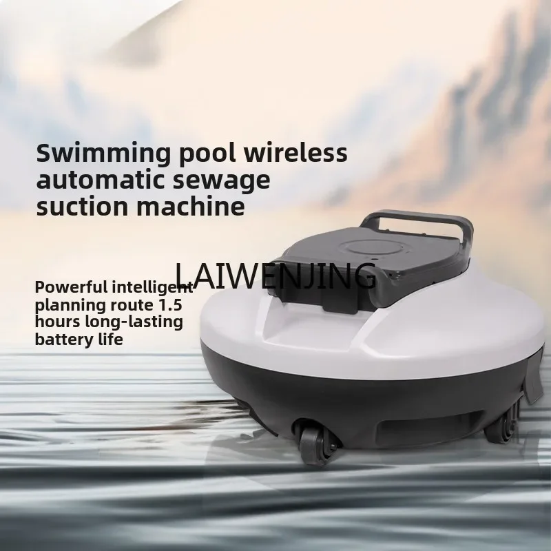 MJY automatic underwater vacuum cleaner pool bottom cleaning robot cleaning wireless sewage suction machine