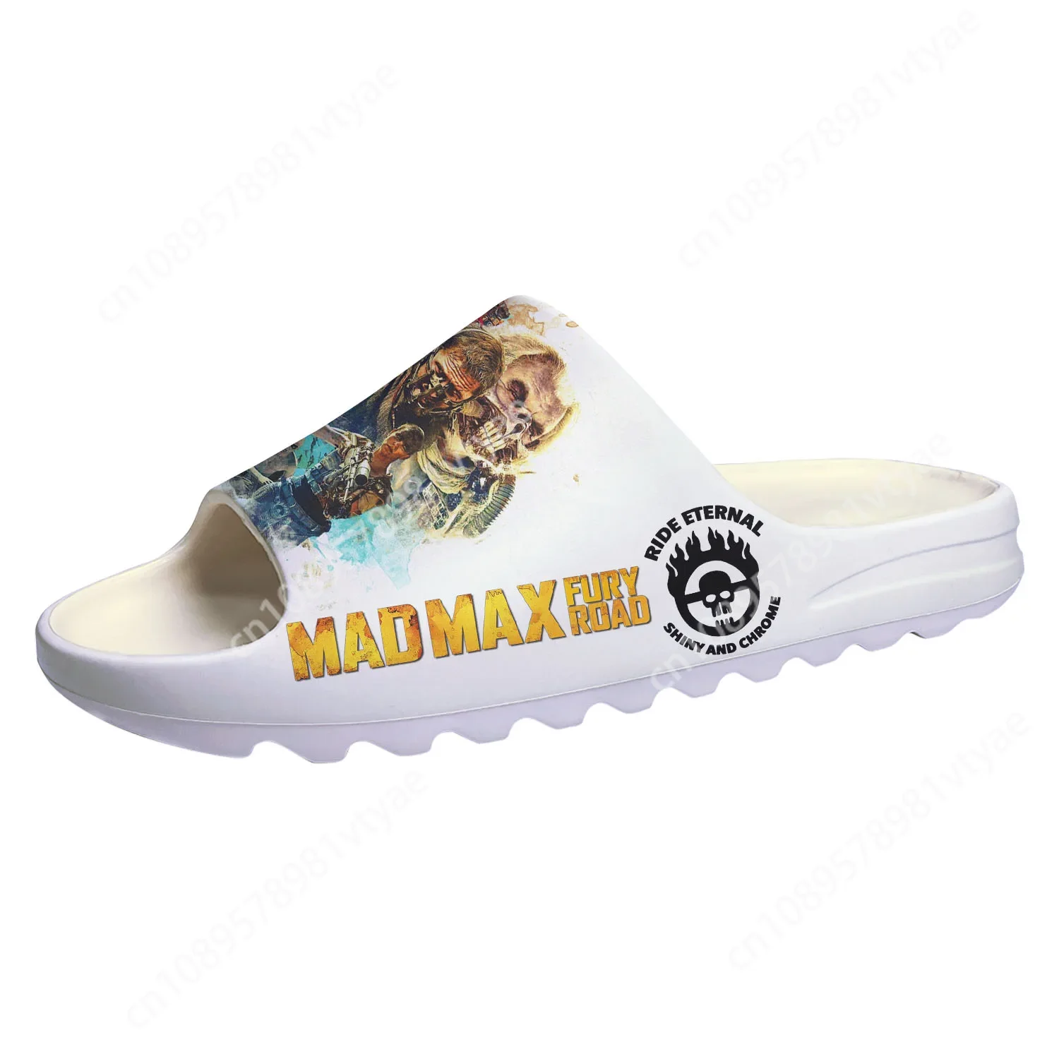 Mad Max Fury Road Soft Sole Sllipers Home Clogs Tom Hardy Step On Water Shoes Mens Womens Teenager Step in Customized Sandals