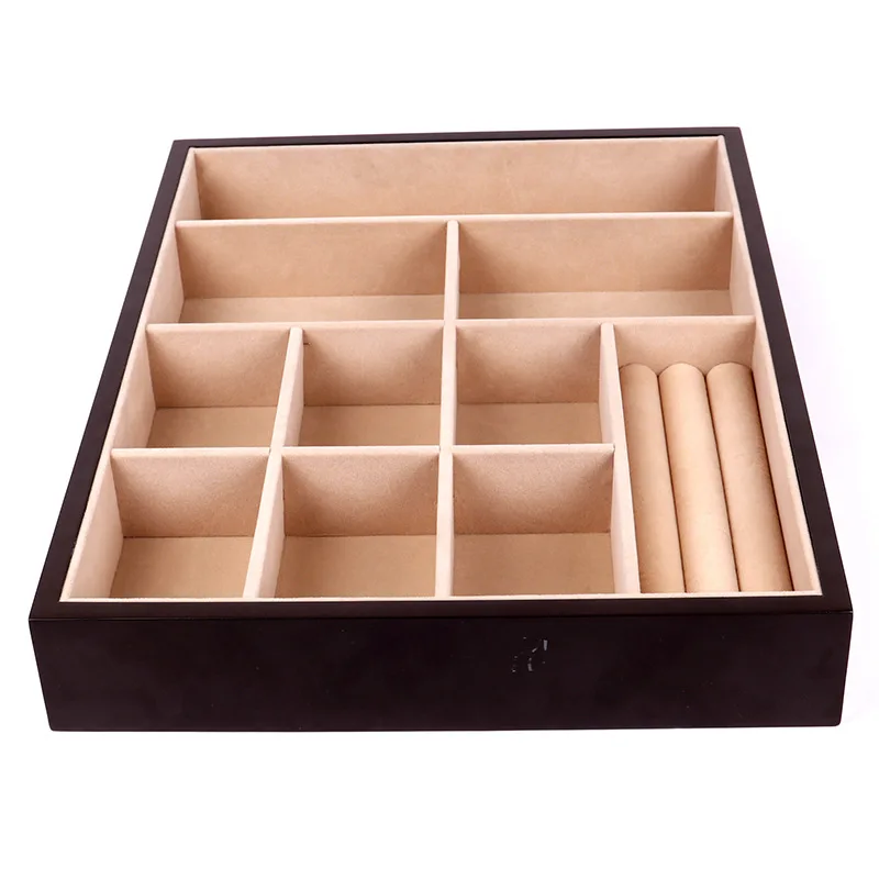 

High-end baking paint jewelry box jewelry storage box jewelry ring sales display packaging box tray