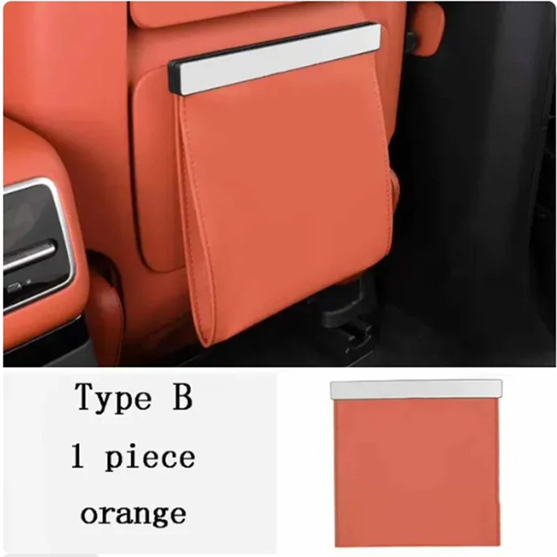 【الكعكة الساخنة】ل Lixiang L7 L8 L9 2022 2023 كيس النفايات الخلفي للسيارة مقعد السيارة الخلفي كرسي معلق حقيبة التخزين الخلفي #4