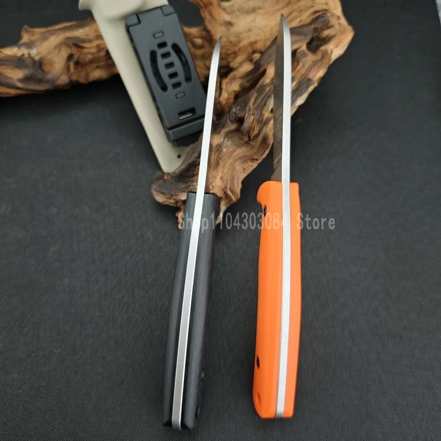 AGK متعددة الأغراض مغمد شفرة مستقيمة سكين D2 شفرة G10 مقبض المحمولة تسلق الجبال سكين الصيادين أداة هدية للرجال