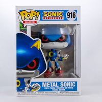 Metal Sonic #916 Model Toys Anime FUNKO POP Sonic the Hedgehog Action Figures Collectible Limited Edition Figureine Doll Gifts