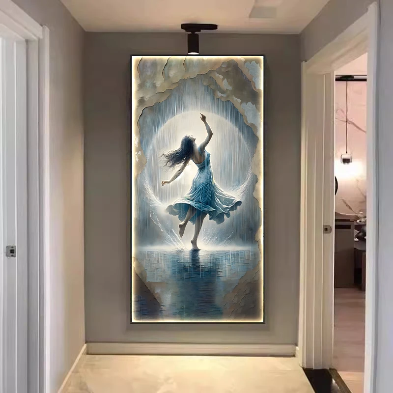 

Modern Art Figures Indoor Lighting LED Wall Lights Dance Room Corridor Living Room Bedroom Decoration Lustre Painting Mural Lamp