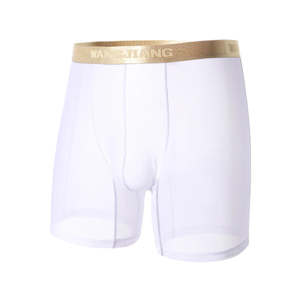 رجل سامسونج شفافة الانتفاخ الحقيبة الملابس الداخلية الحميمة طويلة الساق الملاكمين السراويل رجل سراويل رياضية تنفس