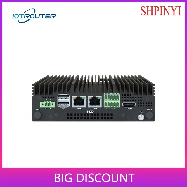 Low Power Consumption RS485 Edge AI Computing Box with 2TB Storage Capacity for Gateway with AI Computing Available