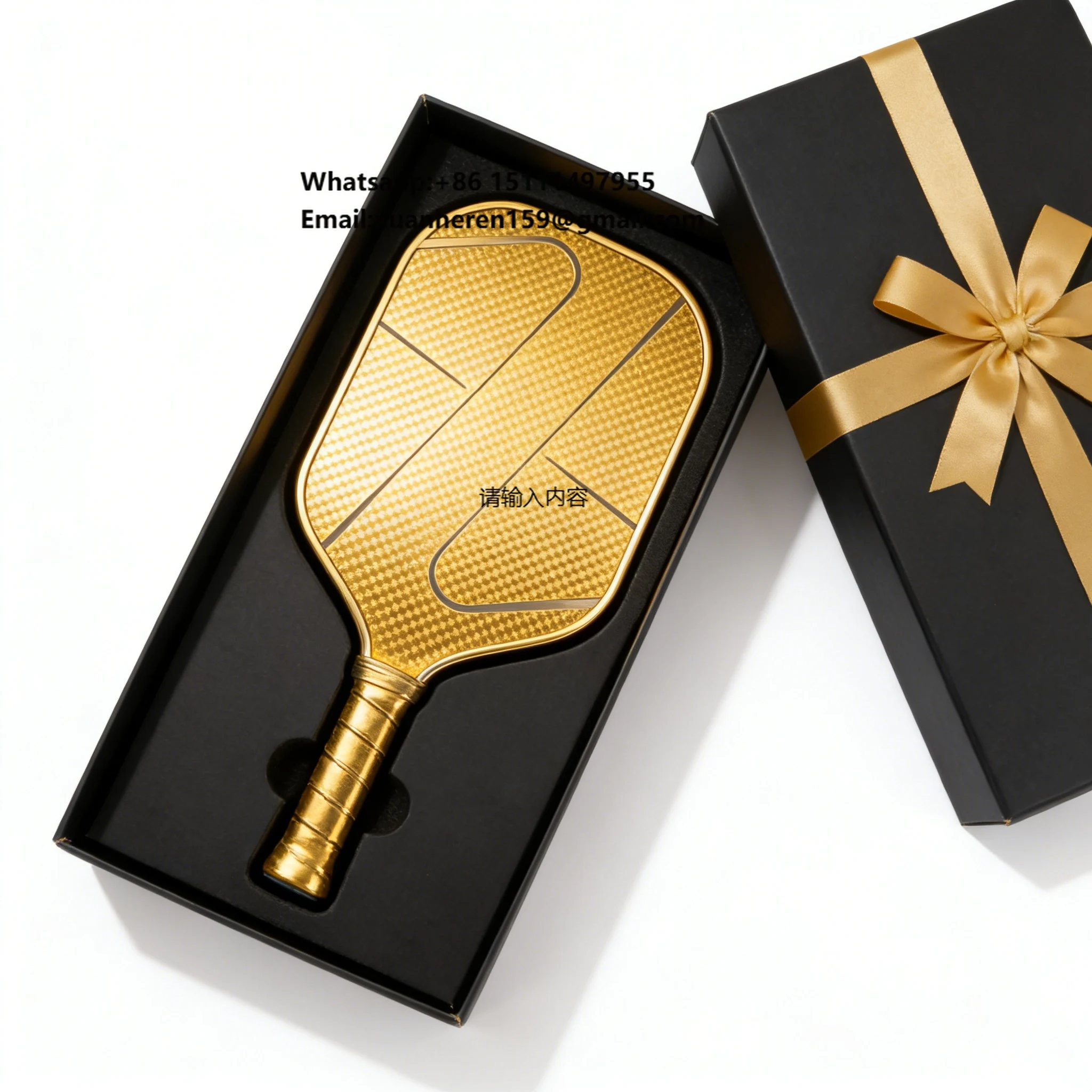 Hot Sale Premium Pickleball Racket Rimless Edgeless Pickleball Paddle Lightweight for All Ages Play Use