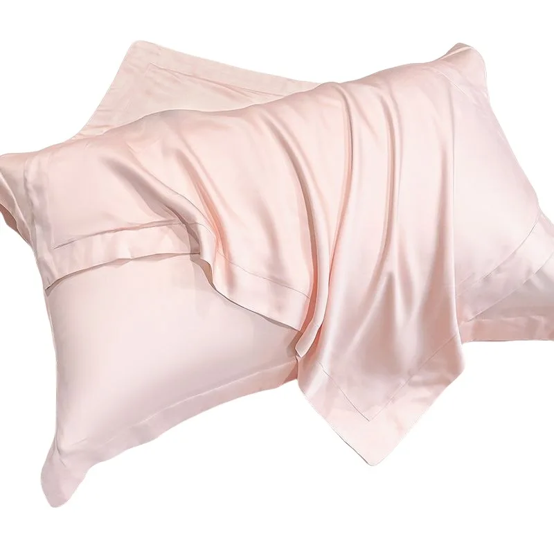 

Summer Tencel Pillowcase Pair 48cmx74cm Light Luxury High-end Home Four-season Single Silk Pillowcase