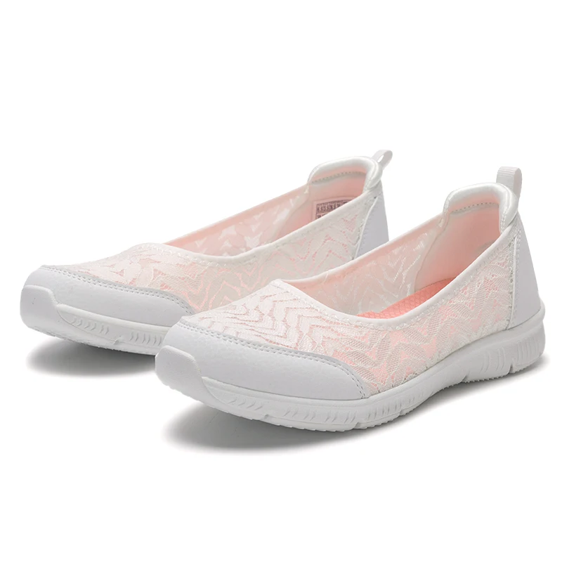 Skechers Women's Shoes Be-Cool Casual Shallow-Mouthed Single Shoes with Mesh Surface, Breathable, Comfortable and Lightweight, Daily Commuting Shoes 100686-Wht