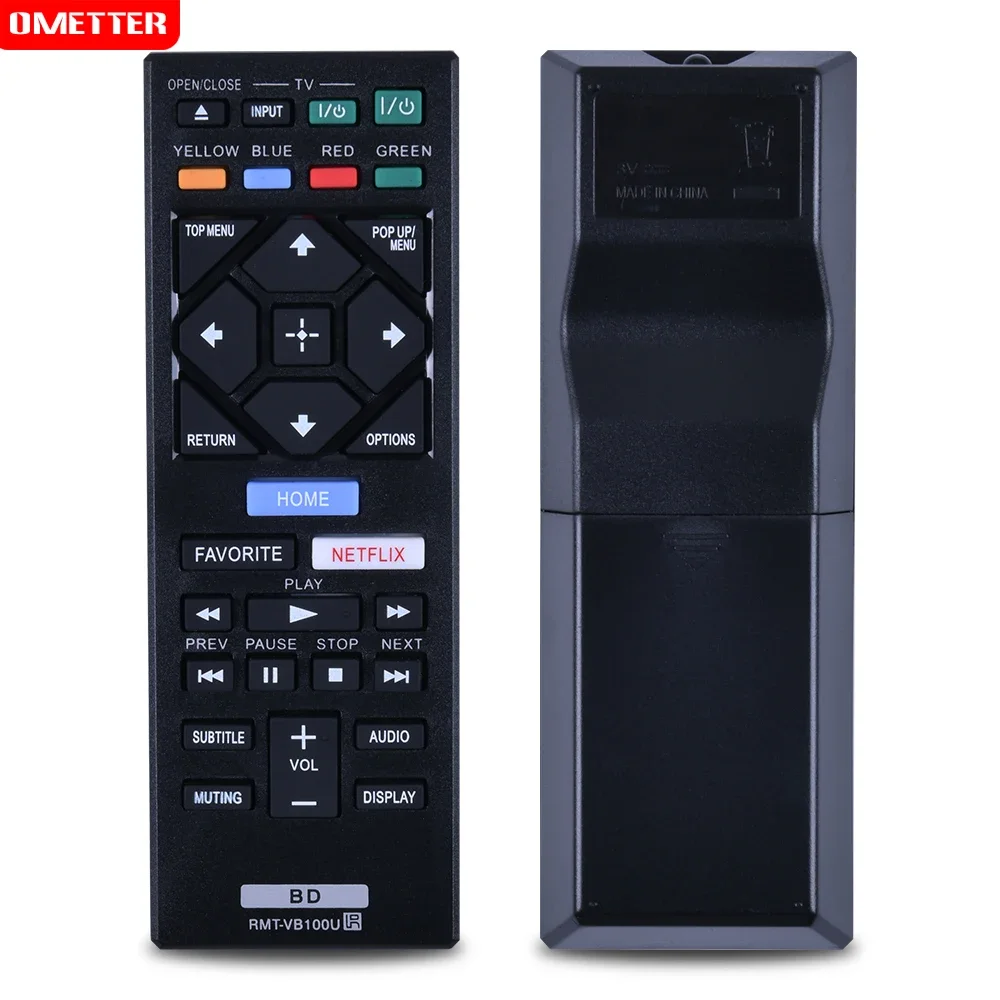 

ACCOONA New Remote Control DVD RMT-VB100U BDP-S1500 S3500 Use for Sony Blu-ray DVD Player Remote Controller