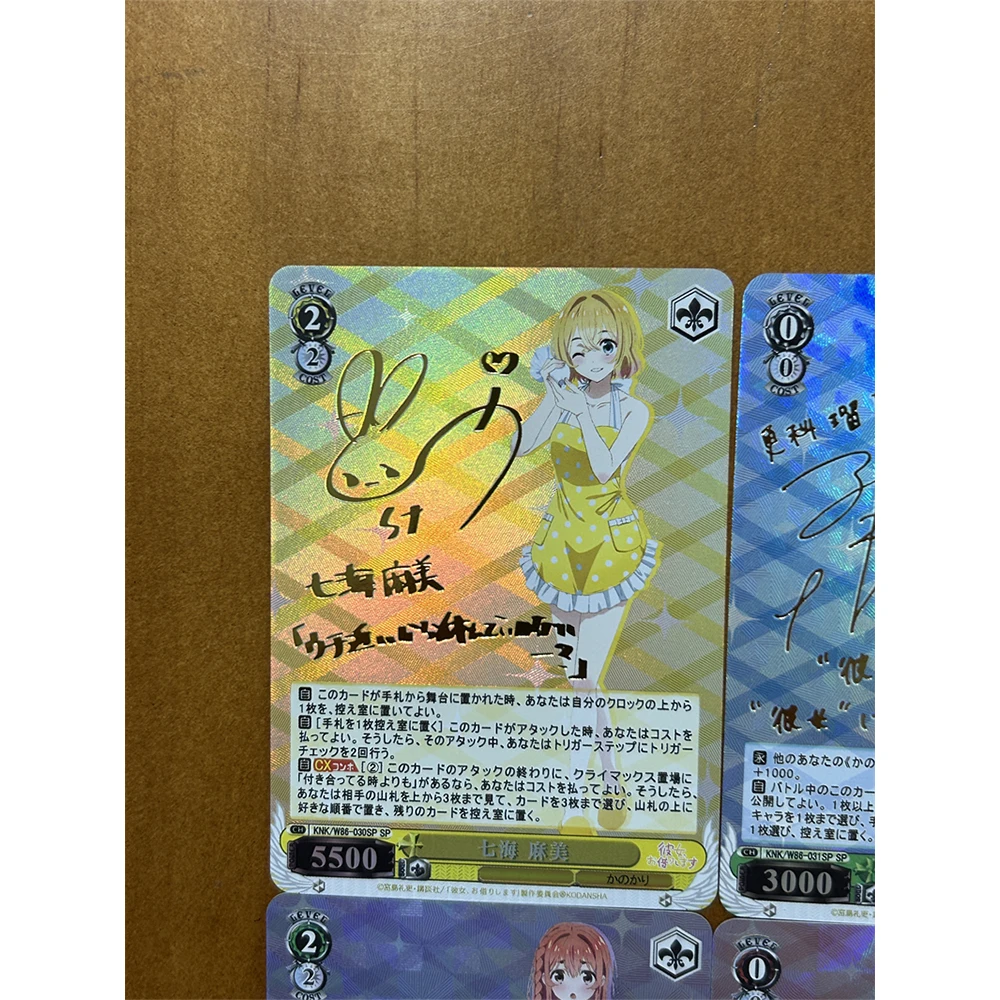 Personnages d'anime location petite amie Ichinose Chizuru bricolage fait maison Xtreme texture jouets carte de Collection cadeau d'anniversaire de noël