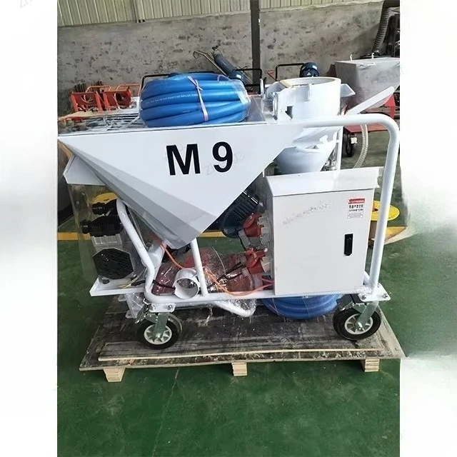 

Трехфазная машина для распыления штукатурки стен. Машина для распыления гипса с 4 колесами.