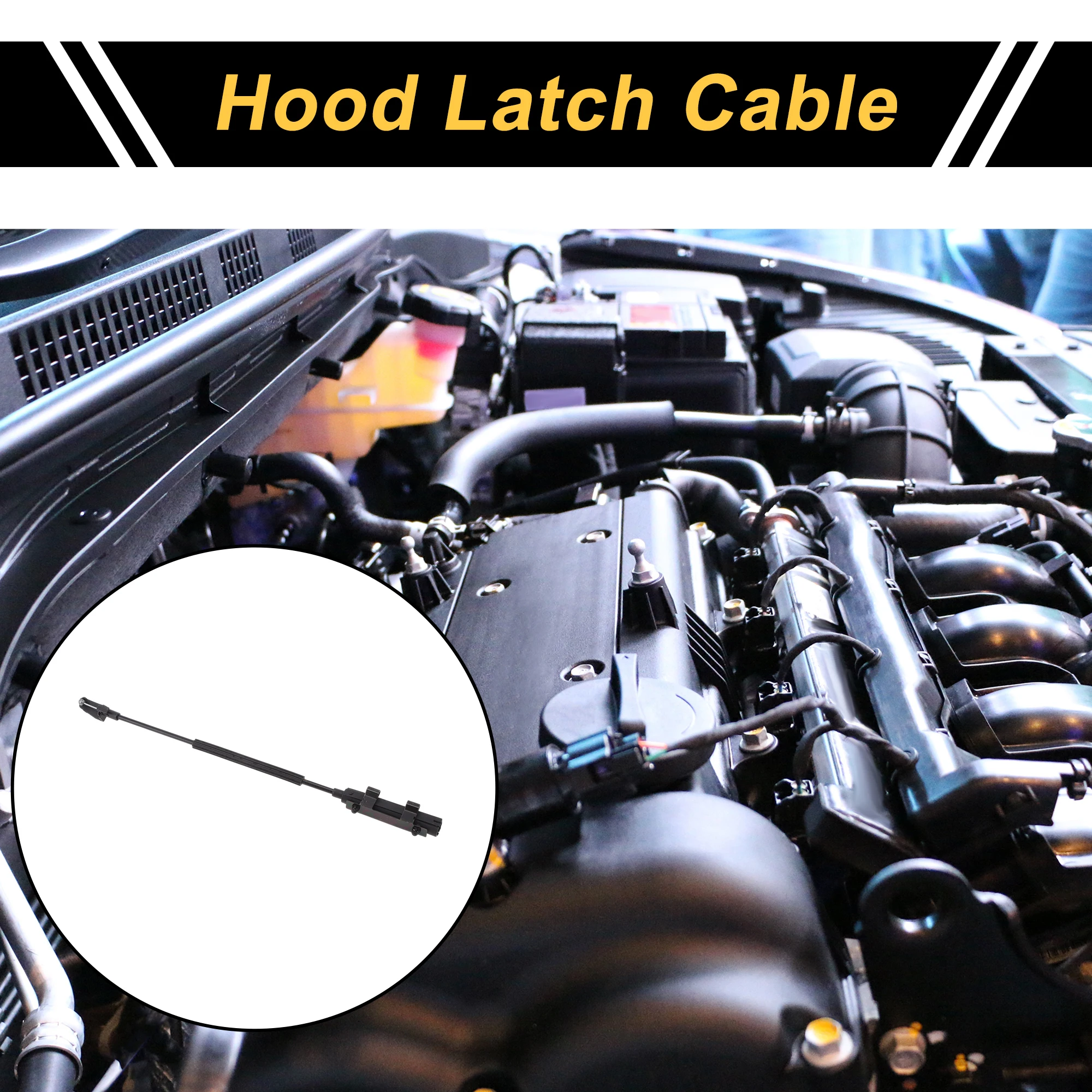 

UXCELL Hood Release Cable No.7P6823531B Hood Latch Cable for Volkswagen Touareg 11-17