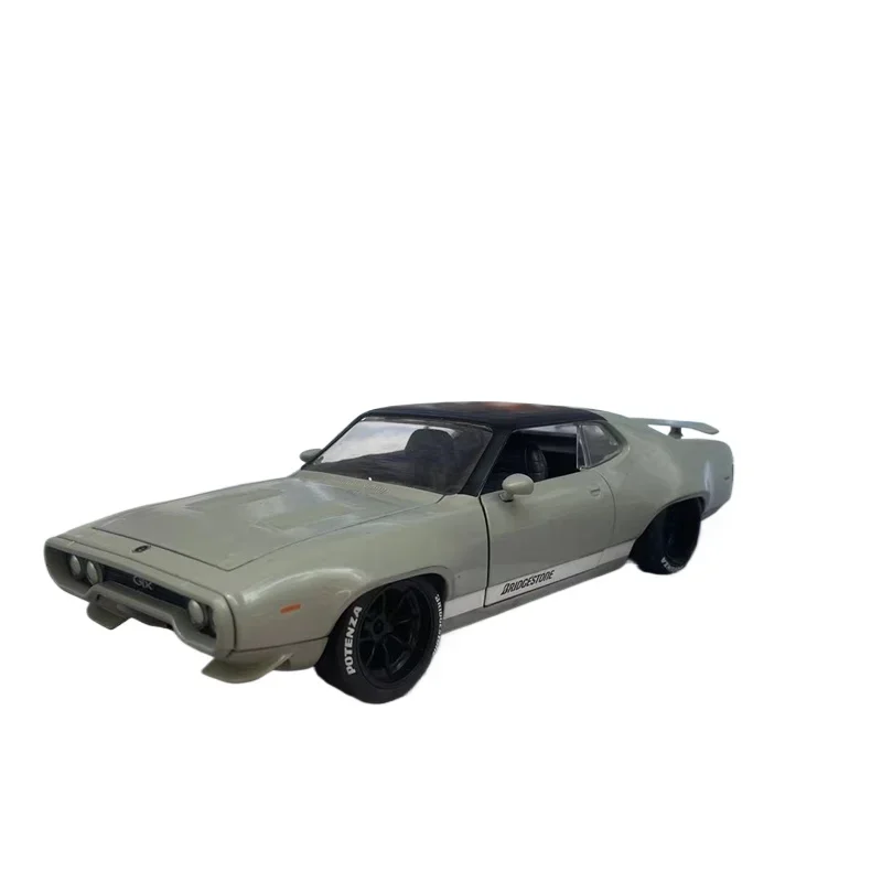 Jada 1:24 Fast & Furious Plymouth GTX Low-lying Classic Car Alloy toy car model for children's birthday gifts J01 view 5