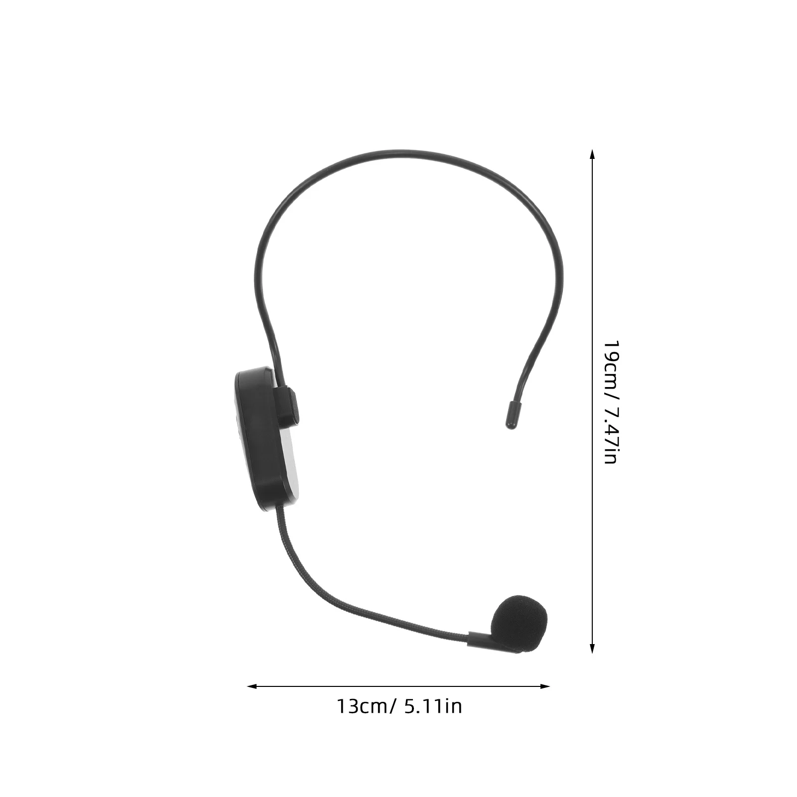 1Set Head-Mounted Wireless Microphone for Classroom Teaching Public Speaking Singing Voice Amplifier Professional Instructor