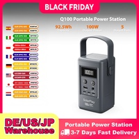 SOLARPLAY Q100 Portable Power Station 25000mAh Outdoor Solar Generator 100W USB-C Output for Outdoor Camping Power Blackout