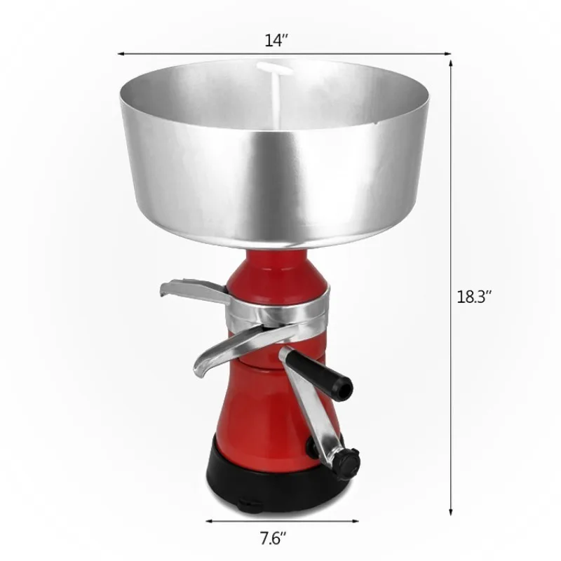 Electric milk separator, skim machine 12 liter milk pot